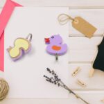 Strong Self-Adhesive Hooks (2 Pc): Heavy Duty, Waterproof, All-Purpose - Closeup Embroidery by Nari Haat, Indian ethn...