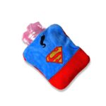 Superman Print Small Hot Water Bag with Cover for Pain Relief - Full Detail by Nari Haat, Indian ethnic wear, women c...