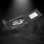 6-in-1 Nail Care Kit: Clippers, Trimmers, Mirror & Travel Case - Front View by Nari Haat, Indian ethnic wear, women c...