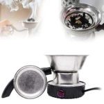 Stainless Steel Electric Dhoop Dani - Closeup Embroidery by Nari Haat, Indian ethnic wear, women clothing, designer suit