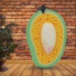 Multipurpose Mango Dish Sponge: Cleans Kitchen & Bath (Soft & Durable, 1 Pc) - Sleeve Design by Nari Haat, Indian eth...