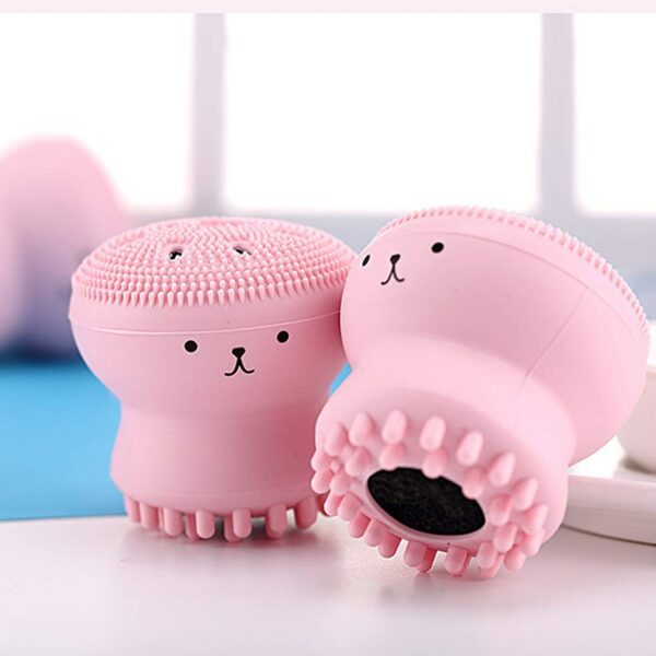 Cute Octopus Silicone Facial Cleansing Brush