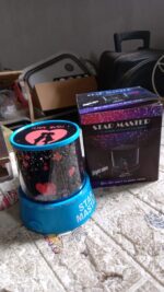 LED Projector Night Light Amazing Lamp, 3 Battery operated lamps, Rotation With the music Function, Master for Kids B...