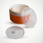 Electronic Automatic Yogurt Maker Machine with Plastic Container for Home Use - Back View by Nari Haat, Indian ethnic...