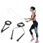 Speed Skipping Rope, Jump Rope With Pvc Handle, Sports Skipping Rope for Men - Front View by Nari Haat, Indian ethnic...