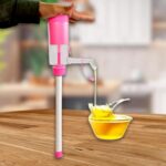 Hand Press Oil Extractor| Plastic Push Oil Pump for Removal of Oil and Liquids - Fabric Detail by Nari Haat, Indian e...