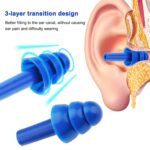 Safety Ultra Soft Foam Ear Plugs Reusable Ear Plugs for Sleeping, Travel (4 Pair) - Back View by Nari Haat, Indian et...
