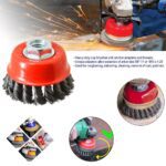 Wire Wheel Cup Brush (Black) - Closeup Embroidery by Nari Haat, Indian ethnic wear, women clothing, designer suit