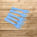 5 Pc Reusable Plastic Serving Forks Set
