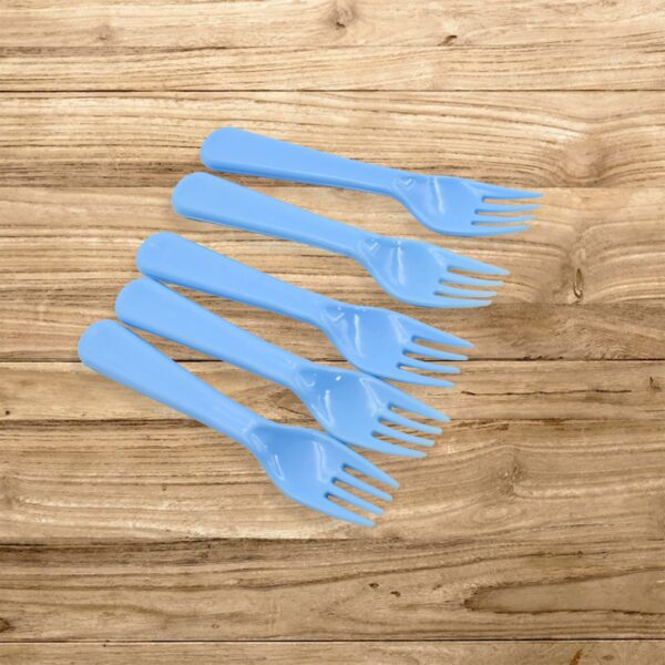 5 Pc Reusable Plastic Serving Forks Set