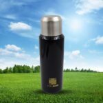Double Walled Insulated Hot and Cold Water / Tea / Coffee Thermal Bottles (600 ML) - Sleeve Design by Nari Haat, Indi...