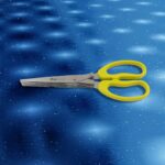 Multifunction Vegetable Stainless Steel Herbs Scissor with 5 Blades (1 Pc) - Neckline Detail by Nari Haat, Indian eth...