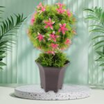 Wild Artificial Flower Plant in Cute Pot