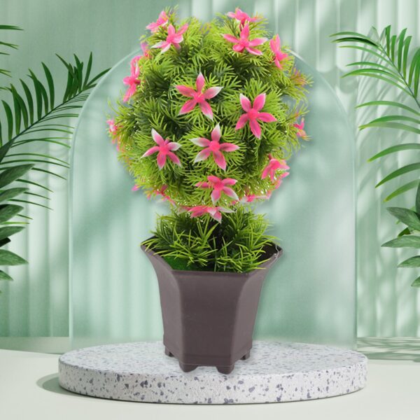 Wild Artificial Flower Plant in Cute Pot