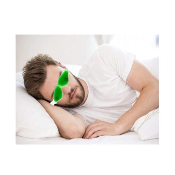 Green Cold Gel Eye Mask with Straps