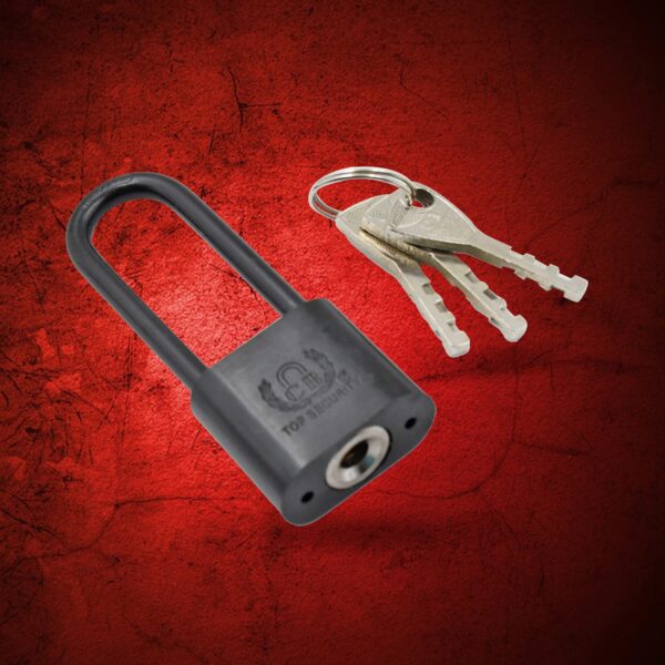 Lock with Key Metal Locker 1 Set Padlock Mini Padlock Beam Plastic (1 pc) - Front View by Nari Haat, Indian ethnic we...
