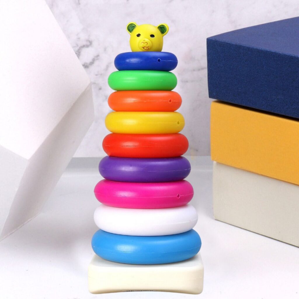 9pc Plastic Toddler Stacking Ring