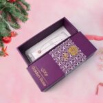 Golden Rose & Necklace Set Perfect Gift Set - Fabric Detail by Nari Haat, Indian ethnic wear, women clothing, designe...