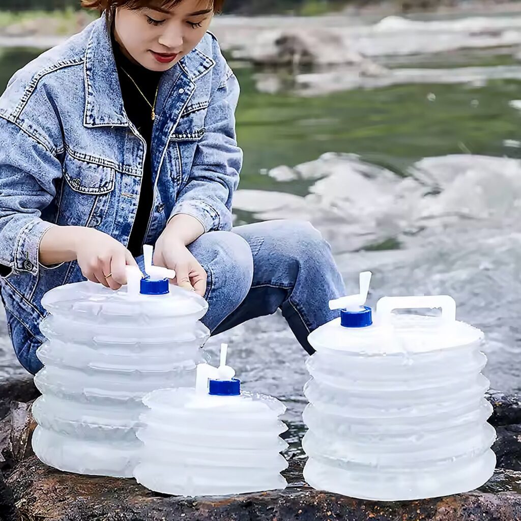 Collapsible Water Container for Camping