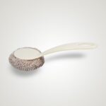 Handle Pot Dishwashing Brush Long-Handled Washing Brush with Extra Head for Kitchen - Fabric Detail by Nari Haat, Ind...