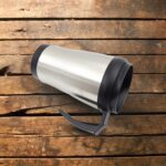 Stainless Steel Vacuum Glass Insulated Glass Coffee Cups, Tumbler (With Lid & Handle / 1 pc) - Full Detail by Nari Ha...