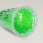 Plastic Drink Cup, Tea Coffee Tumbler with Lid and Straw (1 Pc) - Sleeve Design by Nari Haat, Indian ethnic wear, wo...