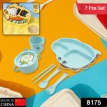 Baby Feeding Set For Kids And Toddlers (7 pcs set) - With Dupatta by Nari Haat, Indian ethnic wear, women clothing, d...