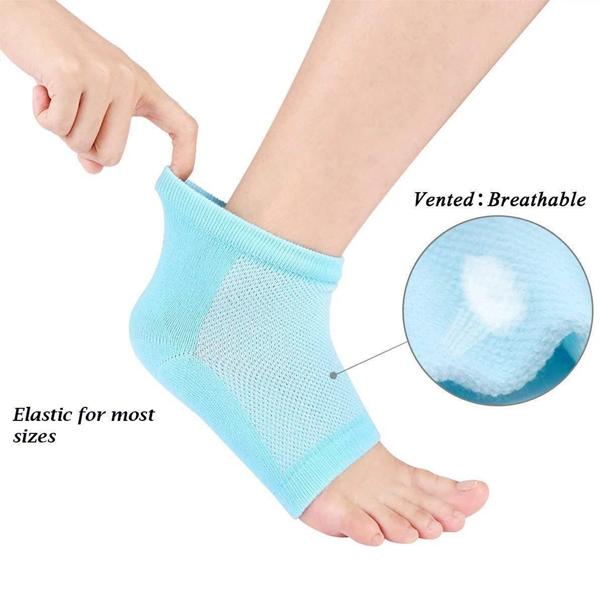 Multicolor Silicone Gel Heel Socks