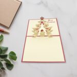 Unique 3D -Up Wishing Card (Christmas): 1 Pc - Front View by Nari Haat, Indian ethnic wear, women clothing, designer ...