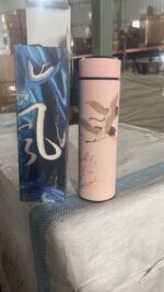 Printed Smart Vacuum Insulated Water Bottle (1 Pc / 500 ML Approx / Multicolor) - Fabric Detail by Nari Haat, Indian ...