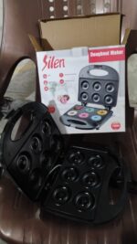 Electric Donut Maker 750W – 6 Cavity(1 Pc / With 2 PIN Plug Converter 1 Pc ) - Fabric Detail by Nari Haat, Indian e...