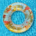 Swim Ring, For Adults, Conveniently Portable, Feathers, Swimming Ring, For Water Play, For Beaches, Swimming, Summer ...