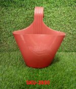 Plastic Hanging Planter Pot, Multicolour, - Fabric Detail by Nari Haat, Indian ethnic wear, women clothing, designer ...