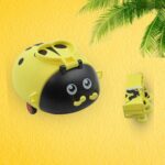 Cute Plastic Bug Shape Water Bottle with adjustable shoulder strap, 4 wheel &  Straw, portable drinking cup Water Bot...