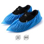 Type Plastic Elastic Top Disposable Shoe Cover for Rainy Season (50 Pairs) - Sleeve Design by Nari Haat, Indian ethni...