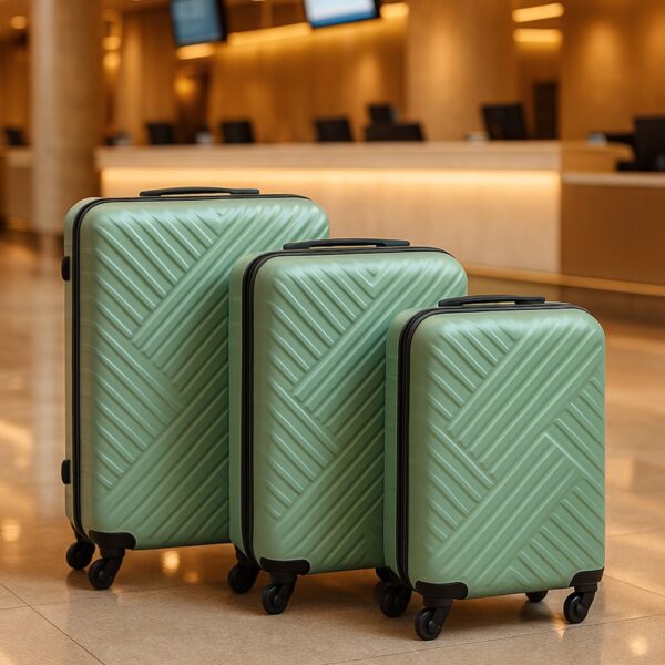 Big 3 in 1 Luggage with Wheels Travel suitcases Set (3 Pcs Set / Different Size) - Front View by Nari Haat, Indian et...