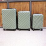 Big 3 in 1 Luggage with Wheels Travel suitcases Set (3 Pcs Set / Different Size) - Fabric Detail by Nari Haat, Indian...