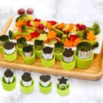 Stainless Steel Cookie Cutter Shapes Set, Baking Cooking Food Decoration (12 Pcs Set) - Closeup Embroidery by Nari Ha...