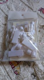 Plastic Cable Clips – Strong Adhesive Wire Organizer for Home, Office & Car (20 Pcs) - Full Detail by Nari Haat, In...