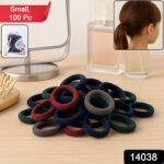 Small Hairbands Bands Hair Rubber Bands (Pack of 100 / Multicolour) - With Dupatta by Nari Haat, Indian ethnic wear, ...