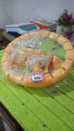 Smart Fitness Hula Hoops with Spinning Ball and Intelligent Counter (1 Pc / Loose) - Fabric Detail by Nari Haat, Indi...