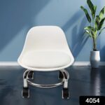 Heavy Duty Round Rolling Stool with Wheels Pedicure Stool (1 pc) - With Dupatta by Nari Haat, Indian ethnic wear, wom...