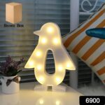 Penguin Shaped Light LED Light Kids Room (1 Pc / Battery Not Included) - With Dupatta by Nari Haat, Indian ethnic wea...