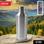 Stainless Steel Water Bottle (1000ML / 1 Pc / Steel) - With Dupatta by Nari Haat, Indian ethnic wear, women clothing,...