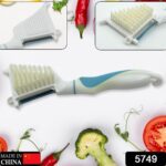 Multipurpose Peeler Brush – Stainless Steel Peeler with Cleaning Brush (1 Pc) - With Dupatta by Nari Haat, Indian e...