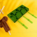 Cactus Shape Ice Cream Mould Homemade Ice Molds for DIY Summer Food Kitchen Tools 1 Pc - Sleeve Design by Nari Haat, ...