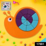 Mini Snail Puzzle – STEM Educational Toy, Puzzle Games for Ages 3-6 (Mix Color) - With Dupatta by Nari Haat, Indian...