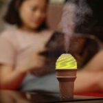 Ice Cream Design LED Humidifier for Freshening Air & Fragrance (Multicoloured) - Sleeve Design by Nari Haat, Indian e...
