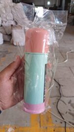 Portable Water Bottle (300 ML Approx / Mix Colors / Design) - Fabric Detail by Nari Haat, Indian ethnic wear, women c...