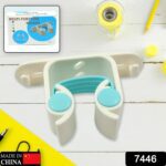 Multifunctional Holder With 4 Screw Wall Mounted Broom Organizer Cleaning Tools Holder Hanger, Hanging Hook for Bathr...